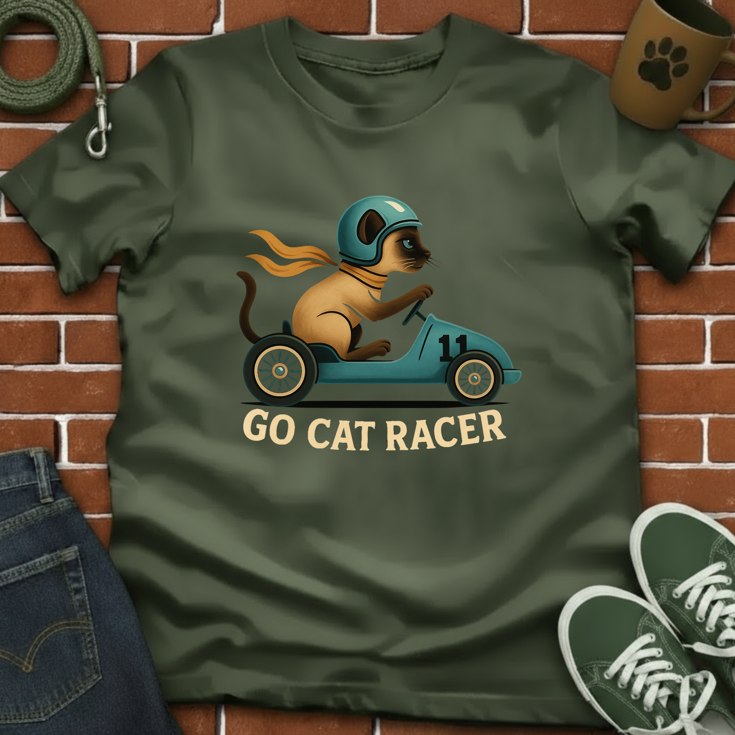 GO CAT RACER Tee